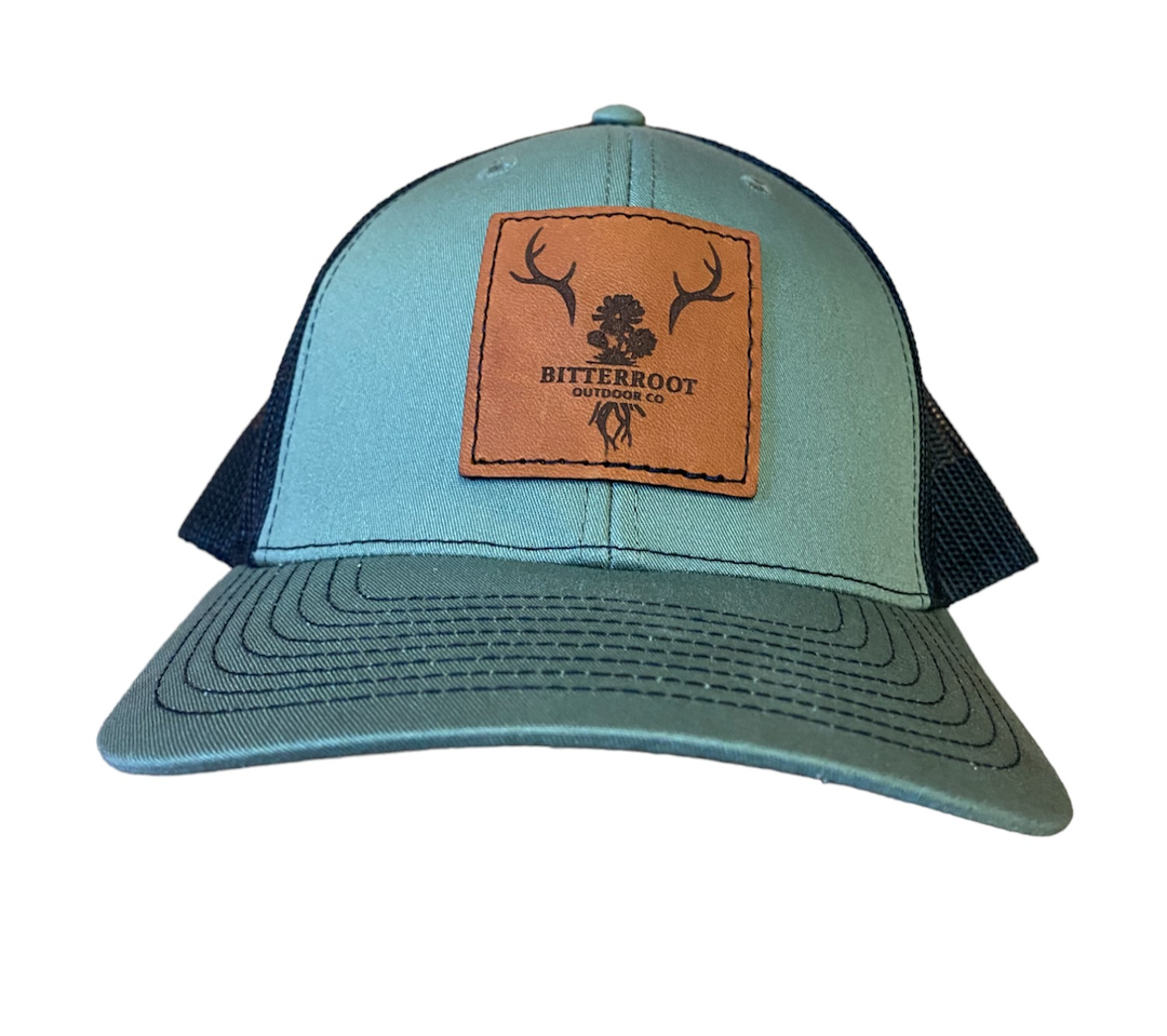 Leather Patch Trucker Hat