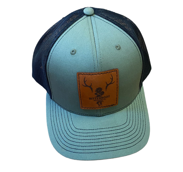 Leather Patch Trucker Hat