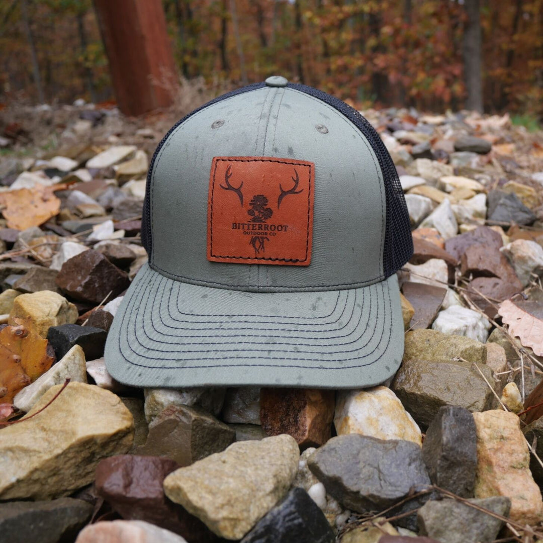 Leather Patch Trucker Hat